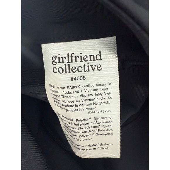 Girlfriend Collective Black Compression High-Rise 7/8 Leggings XS NWT - Picture 12 of 13